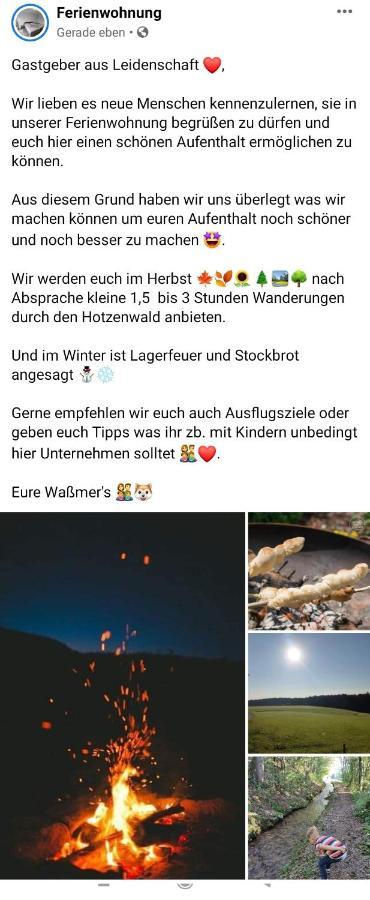 Ferienwohnung An Der Kapelle Rickenbach  Dış mekan fotoğraf